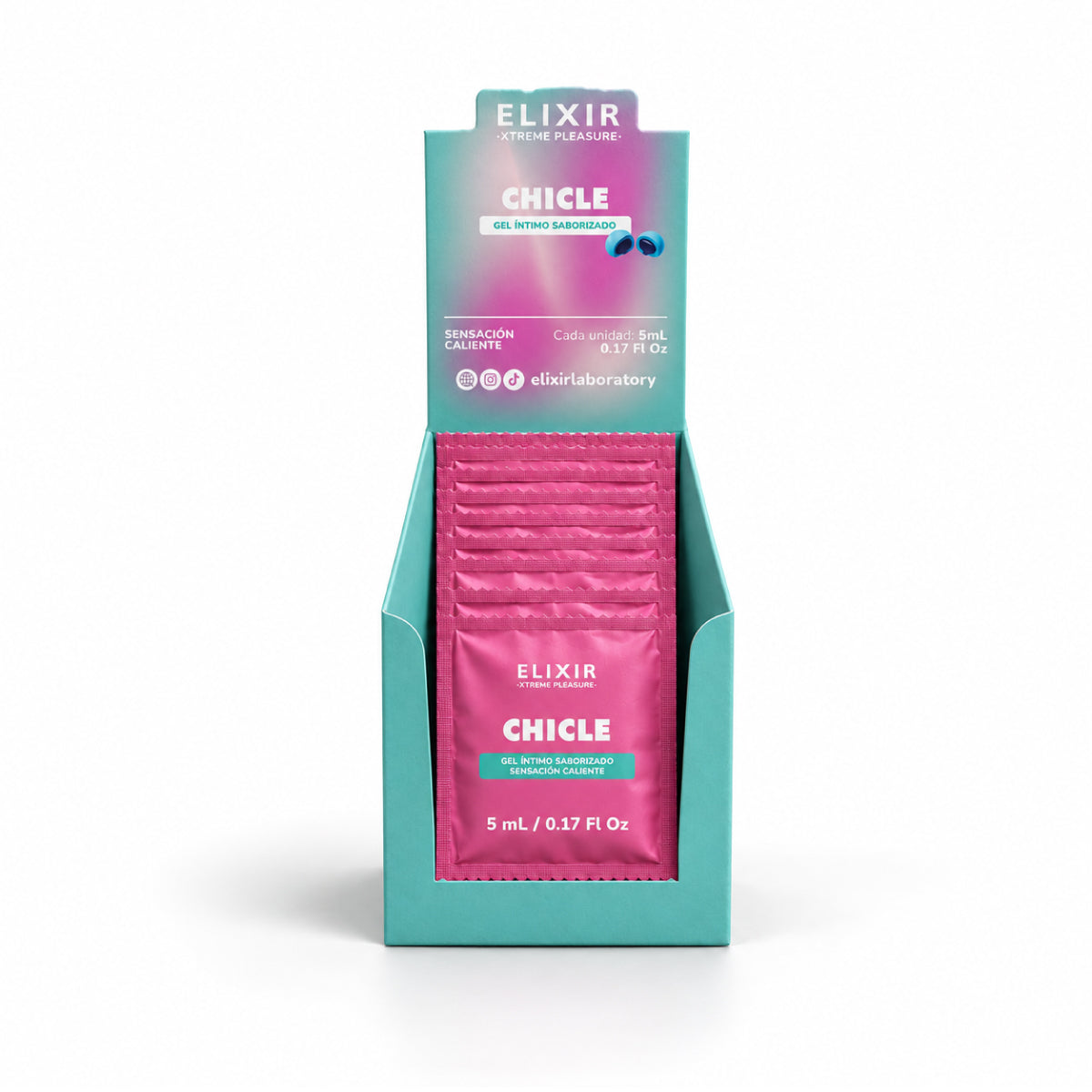 Lubricante íntimo saborizado a chicle, 30 ml Elixir