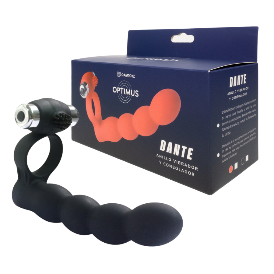 Anillo Vibrador Y Dildo Dante Camtoyz