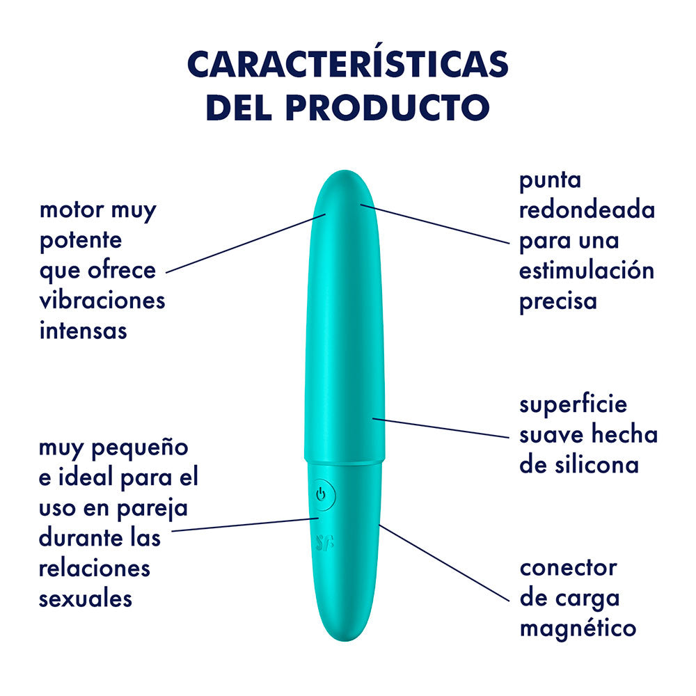 Vibrador Discreto Ultra Power Bullet 6 Satisfyer