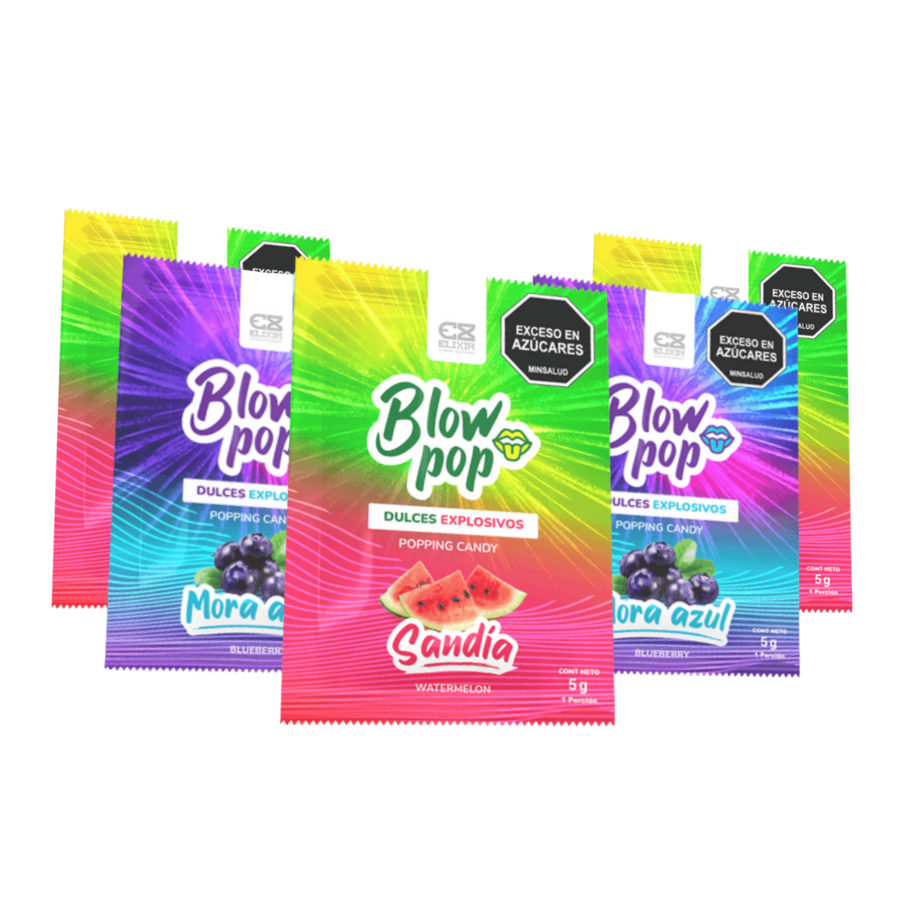 Pague 2 Lleve 5 Blow Pop Elixir Sabor Surtido