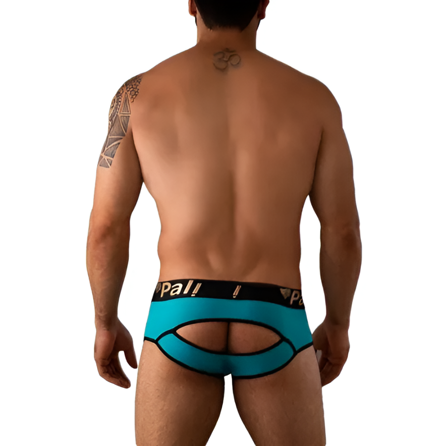 Boxer Con Aberturta Azul Talla S Pali