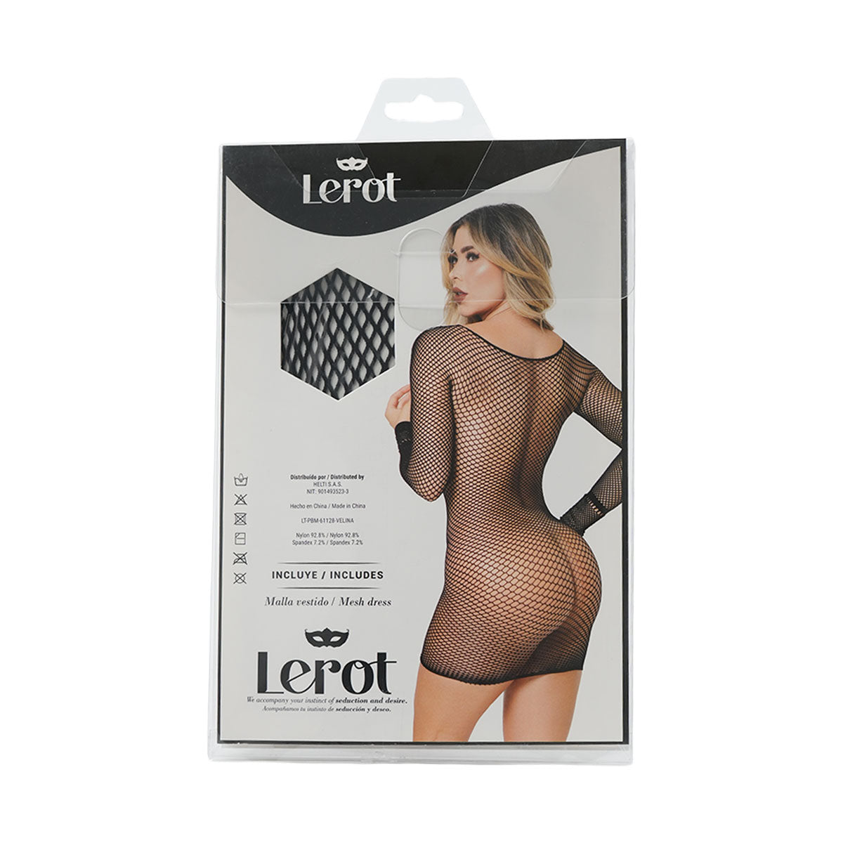 Vestido De Malla Velina Lerot