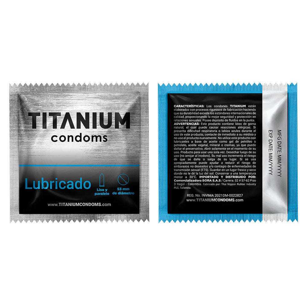 Condones Lubricados x3 Titanium