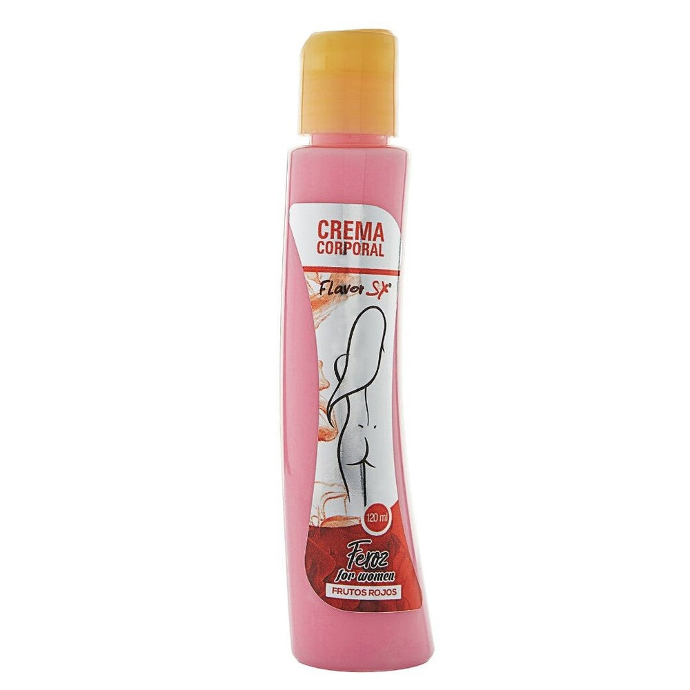Crema Humectante Con Feromonas Frutos Rojos 120 ml Flavor