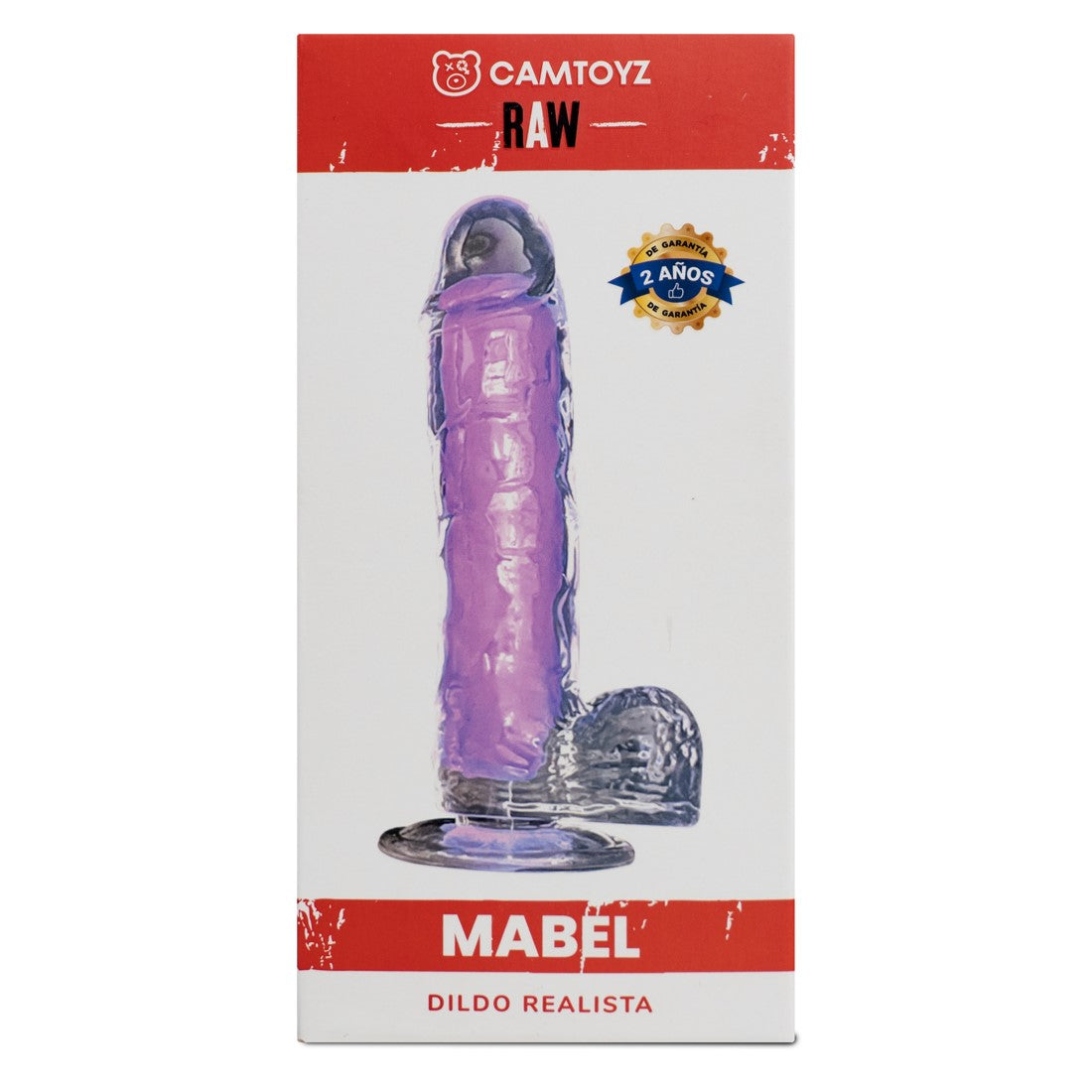 Dildo Realista Mabel Transparente Camtoyz