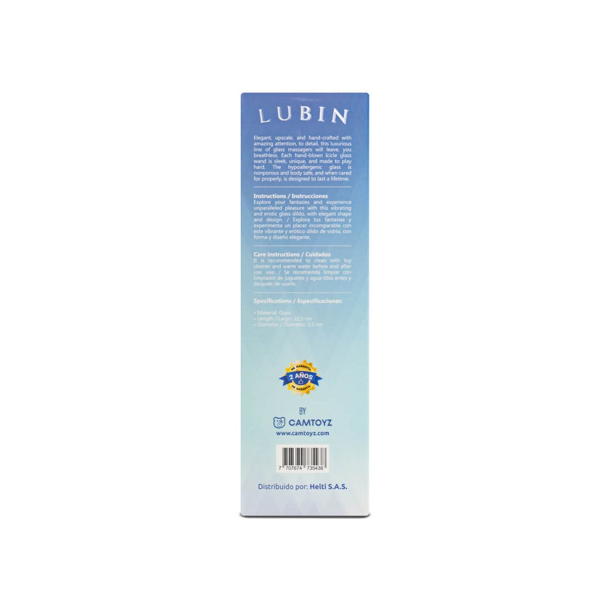 Dildo De Vidrio Lubin Camtoyz