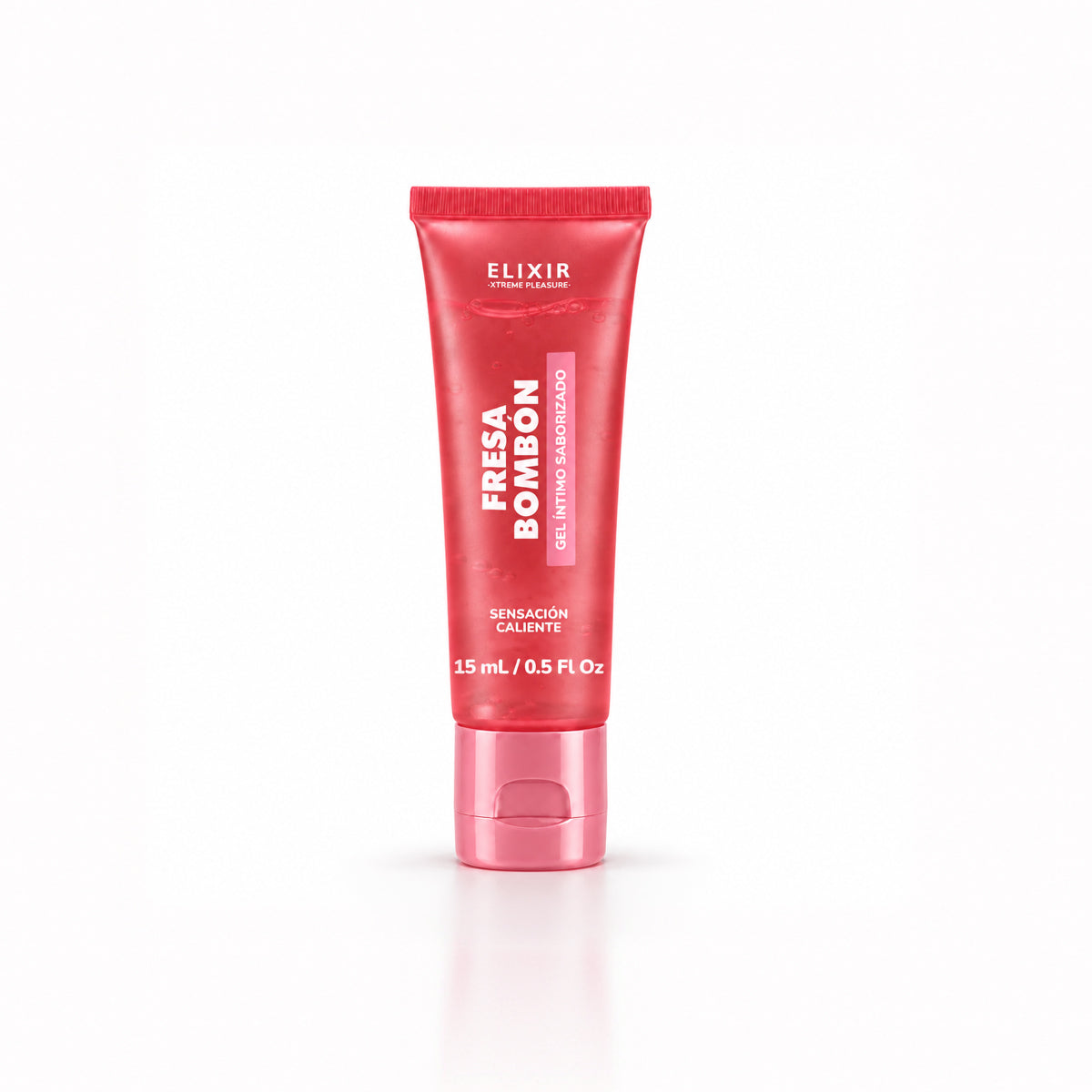 Lubricante Íntimo Saborizado Fresa Bombón Elixir