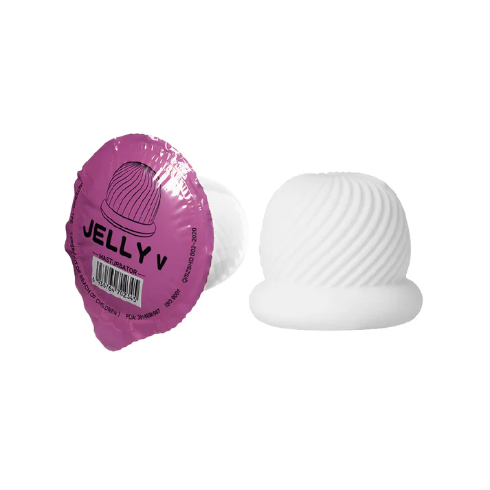 Funda Masturbadora En Goma Jelly V