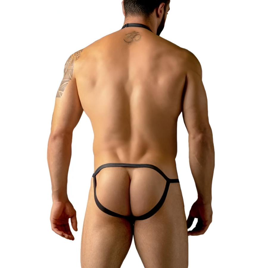 Jockstrap Con Arnes Negro Pali