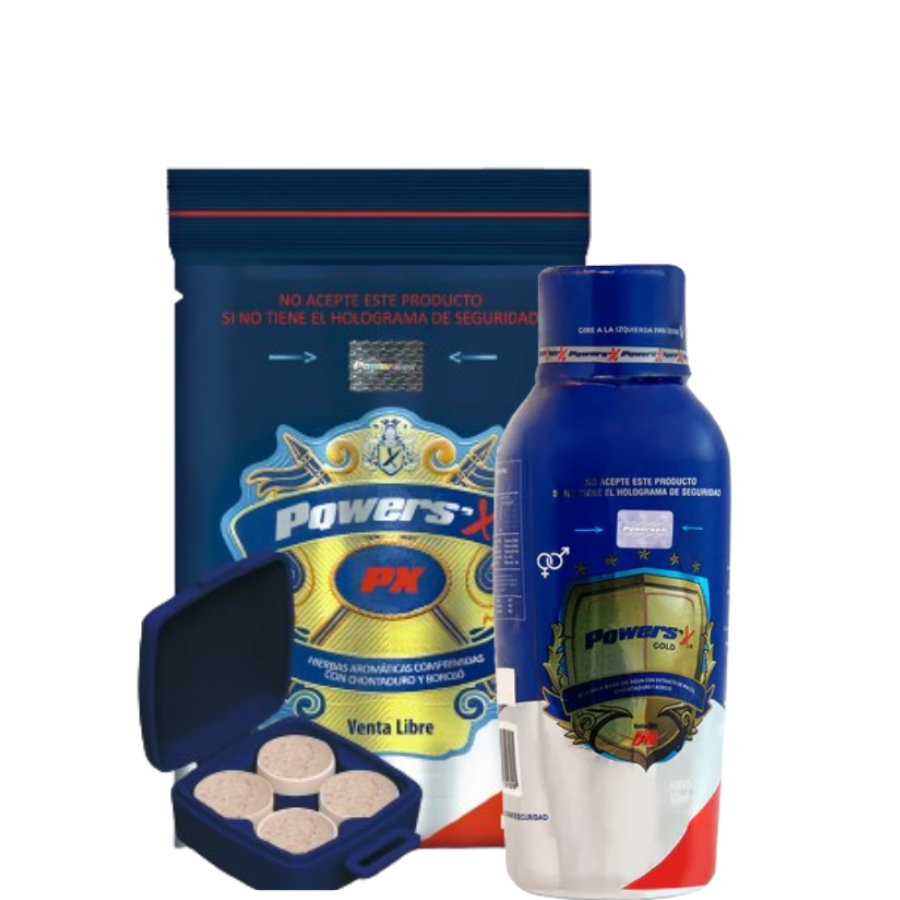 Kit Vigorizante Natural Liquido 500 Ml Y Tableta x 4 Unds Power Sex
