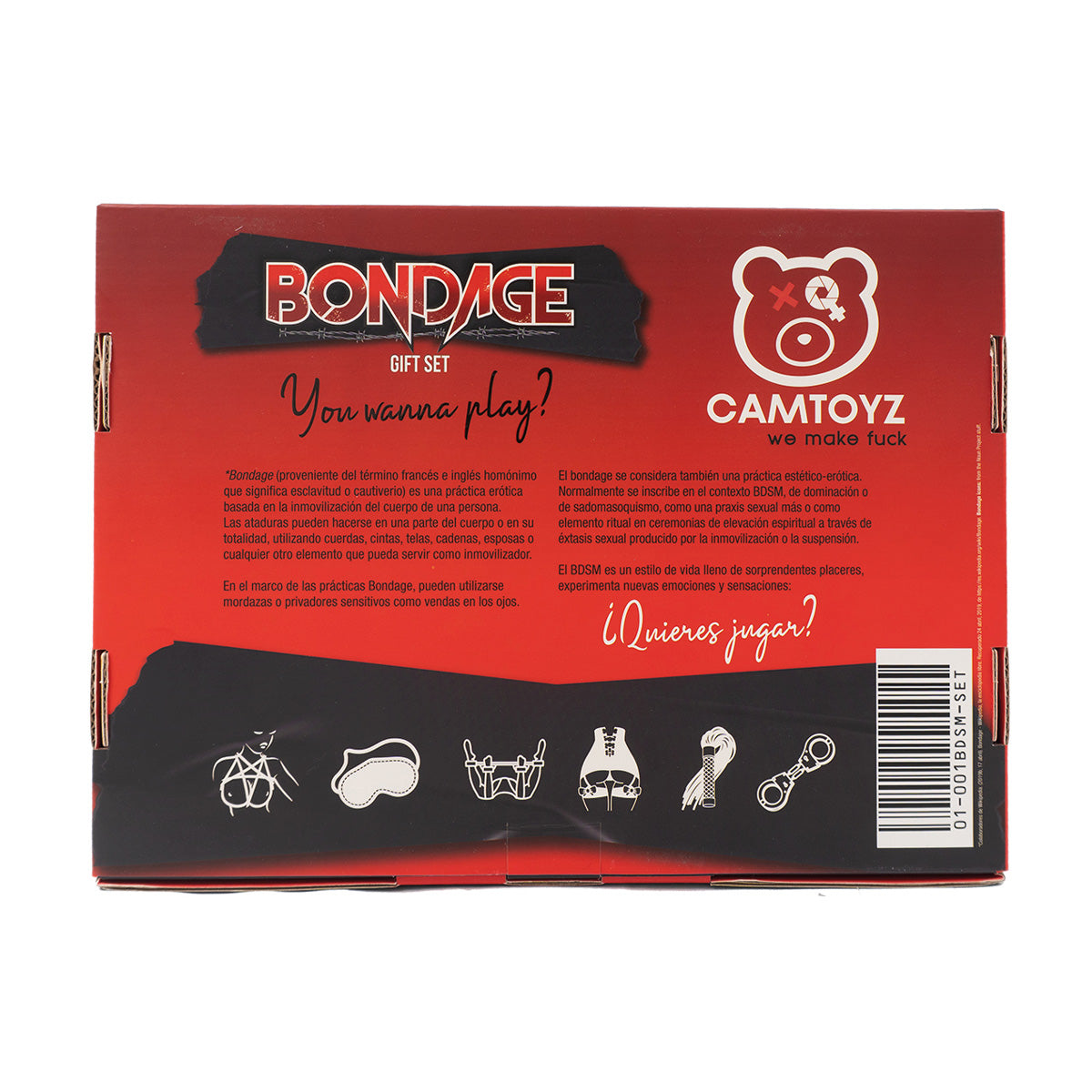 Kit Bondage Fiore Camtoyz