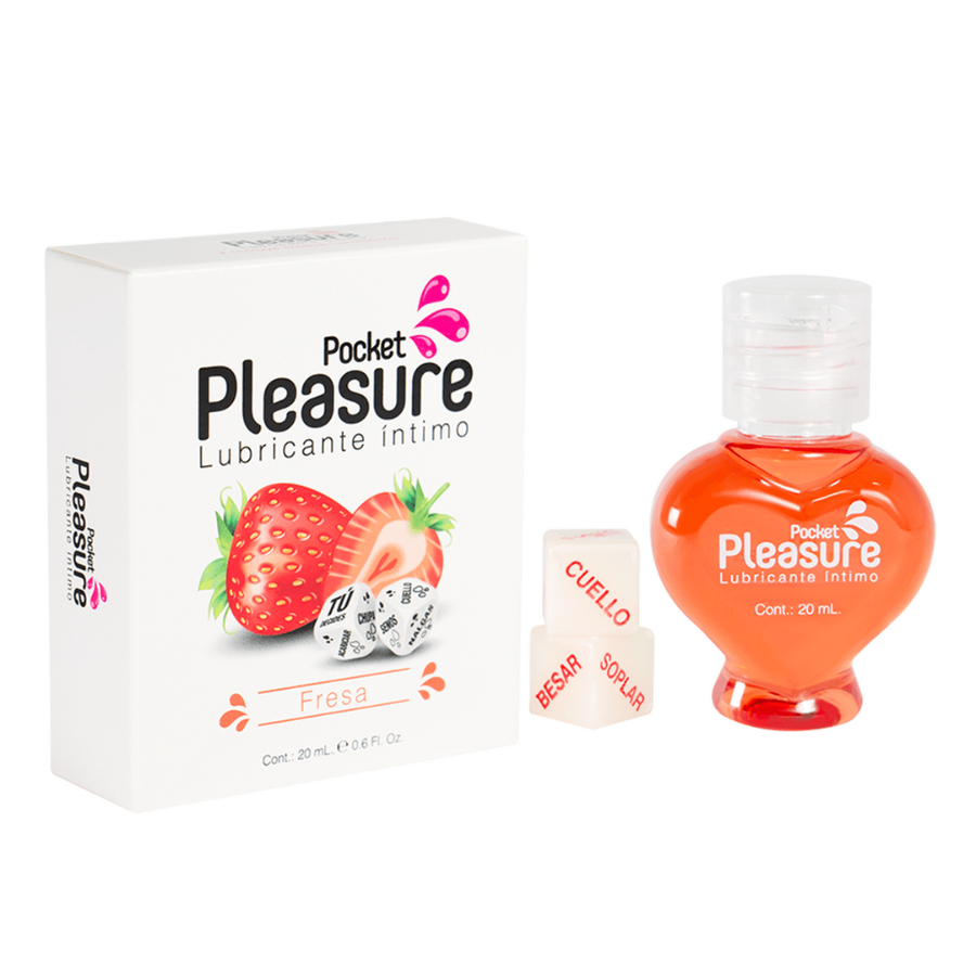 Lubricante Intimo 20 Ml + Dados Pocket Pleasure