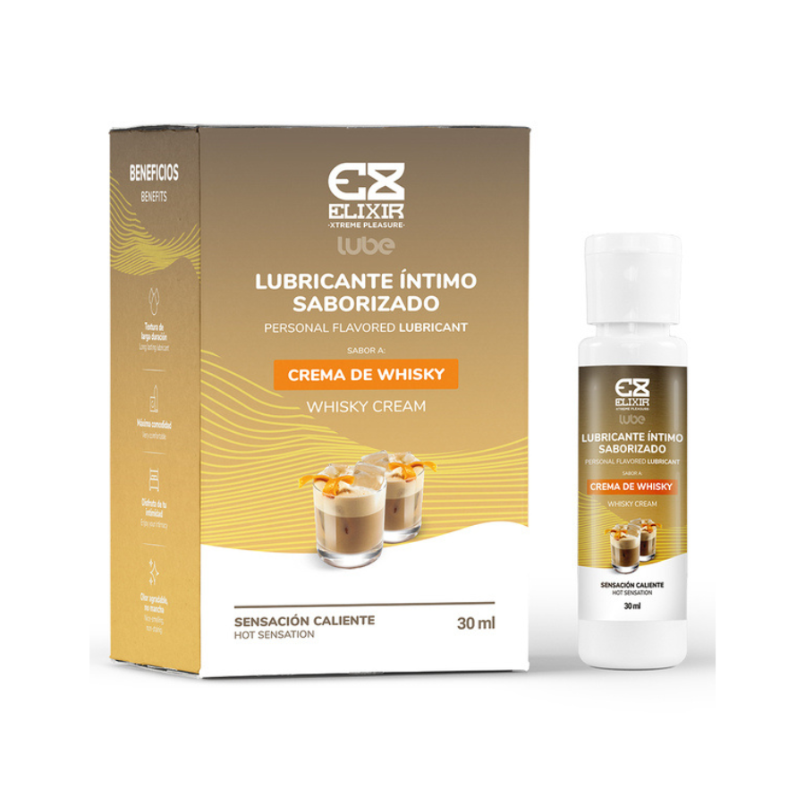 Lubricante Íntimo Saborizado Crema de Whisky 30 Ml Elixir