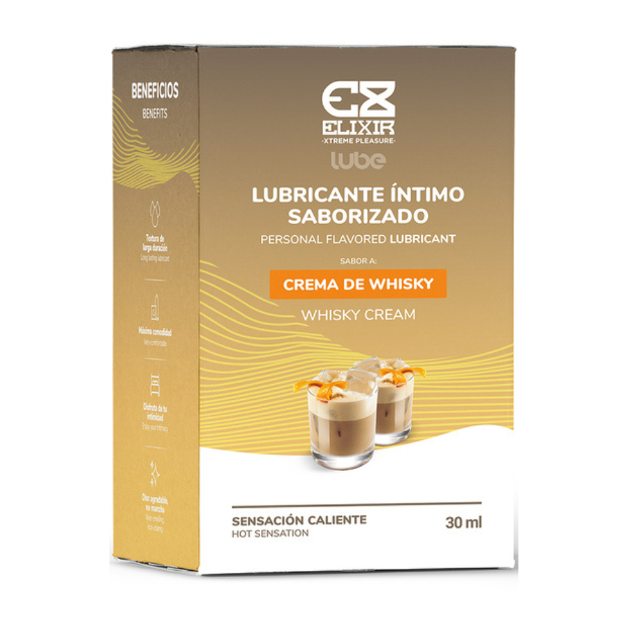 Lubricante Íntimo Saborizado Crema de Whisky 30 Ml Elixir