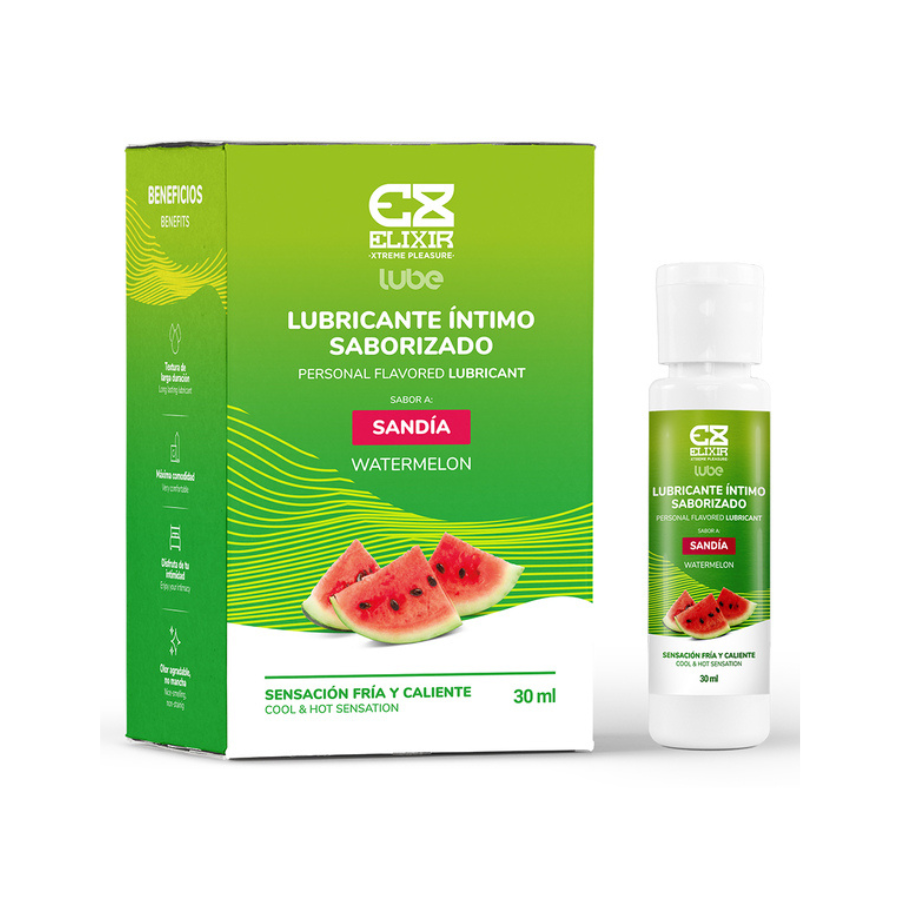 Lubricante Íntimo Saborizado Sandía 30 Ml Elixir