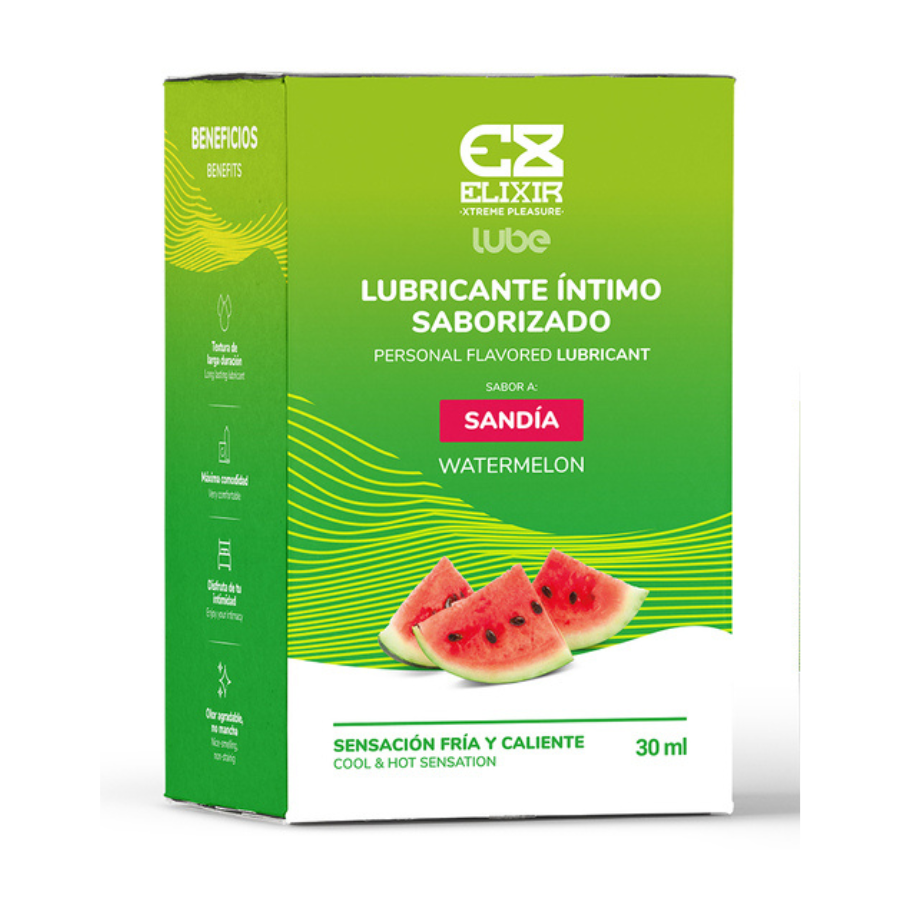 Lubricante Íntimo Saborizado Sandía 30 Ml Elixir