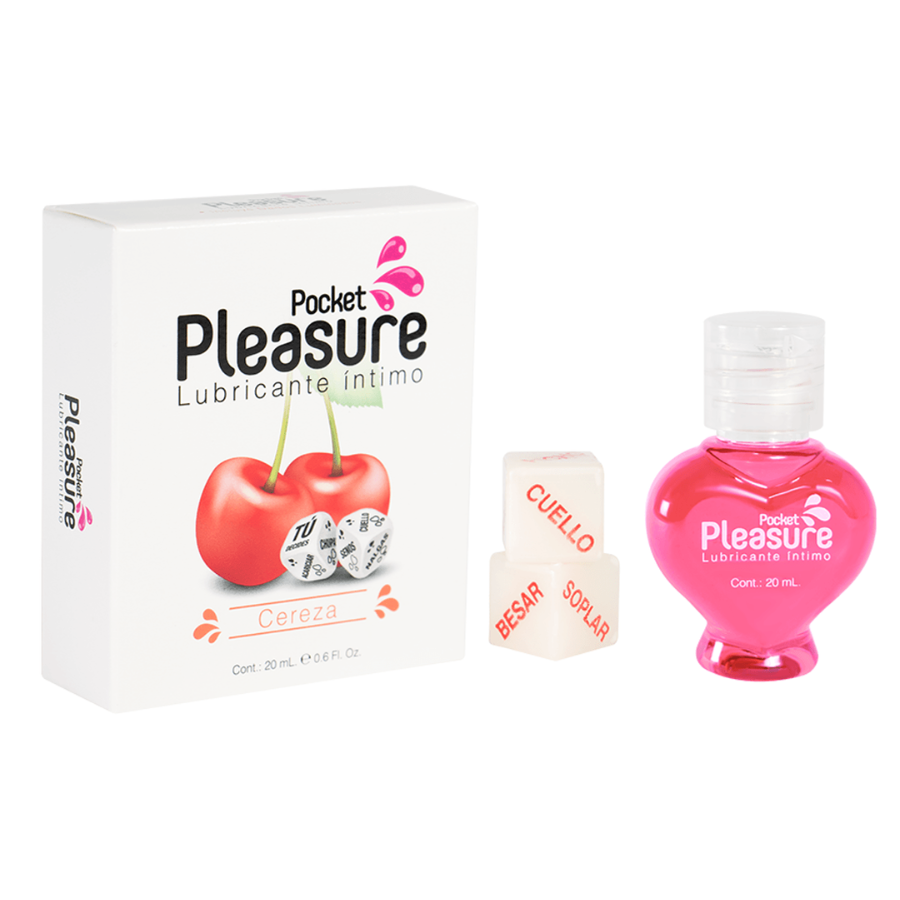 Lubricante Intimo 20 Ml + Dados Pocket Pleasure