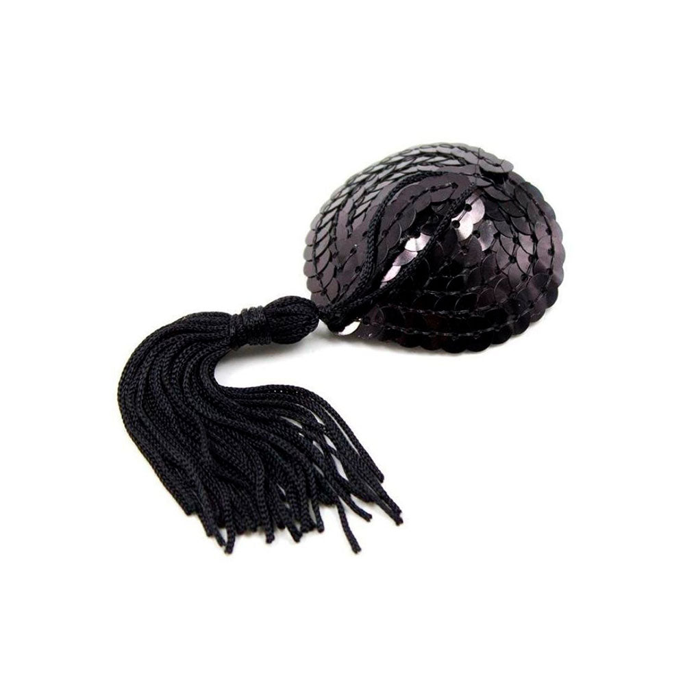 Cubre pezones De Lentejuelas Negra Camtoyz