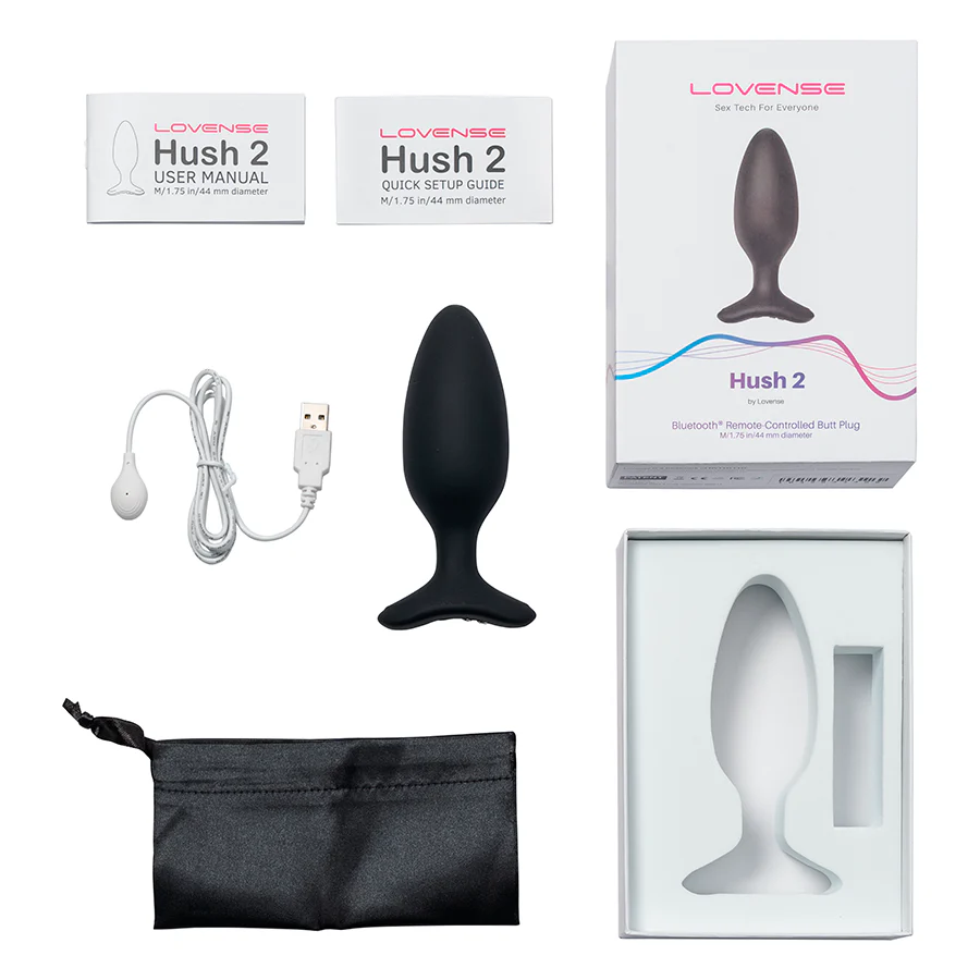 Plug Anal Vibrador Hush 2 Lovense