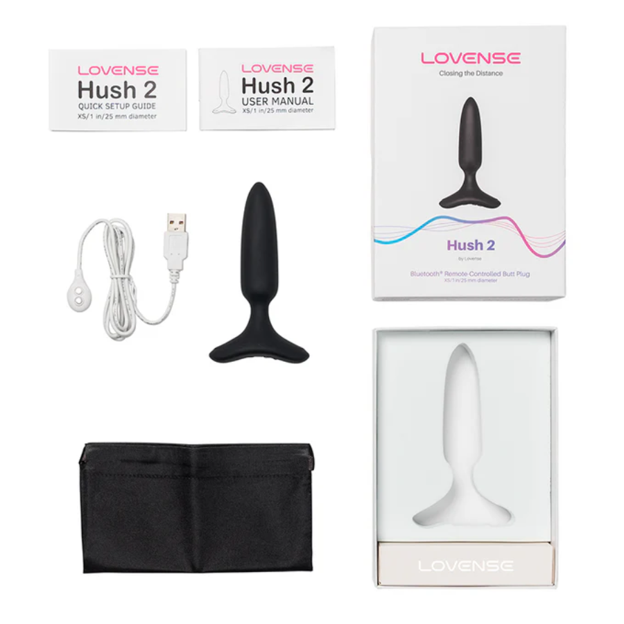 Plug Anal Vibrador Hush 2 Lovense