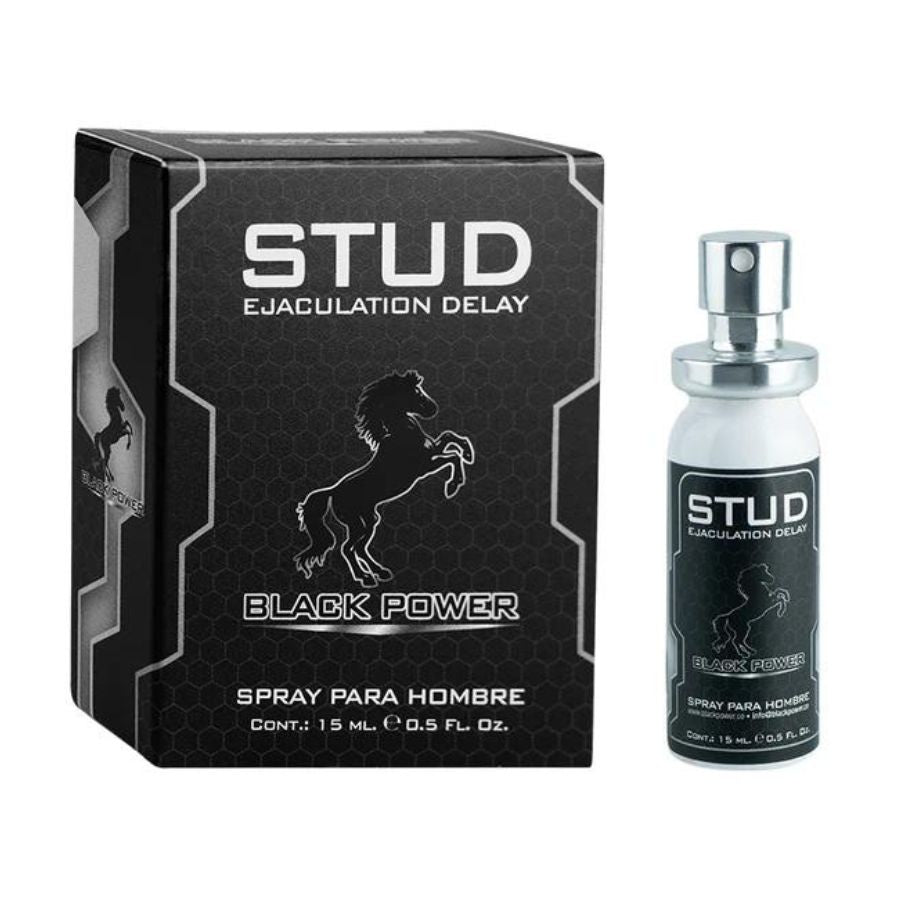 Lubricante Intimo Retardante Stud Spray x 15 ml Black Power