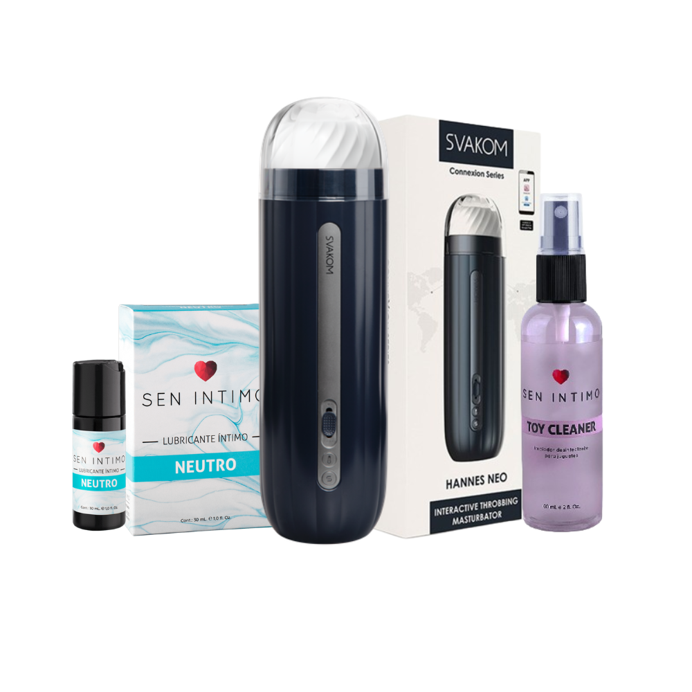 Set Hannes Masturbador Masculino con App