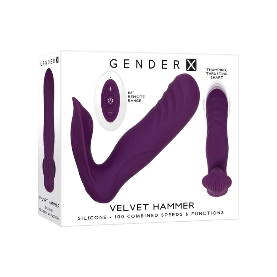 Vibrador Martillo De Terciopelo Gender X