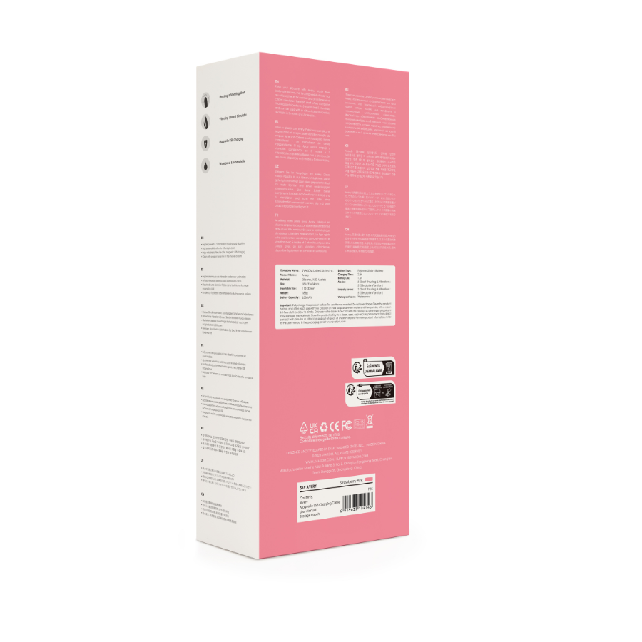 Vibrador Avery Rosado Svakom