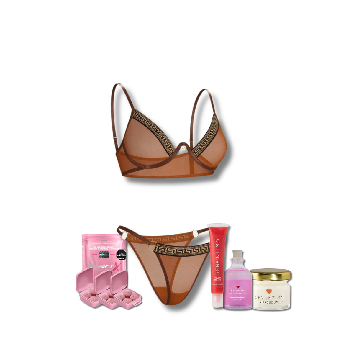 Kit Encanto Dorado, conjunto terracota con vigorizante y set de masajes de regalo