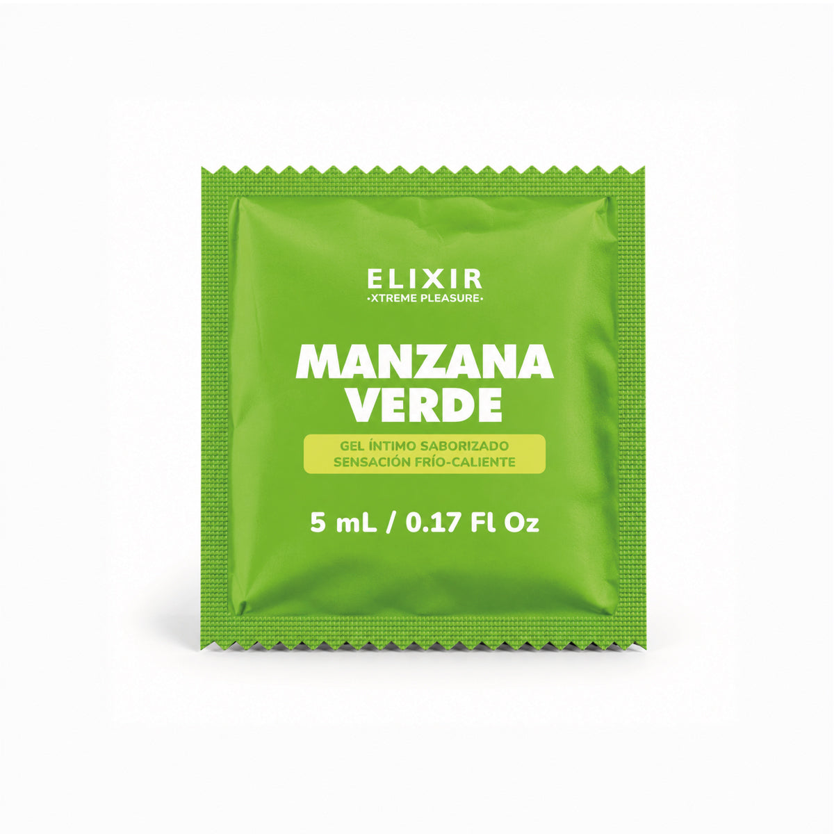 Gel Íntimo Saborizado Manzana Verde Elixir 15 ml