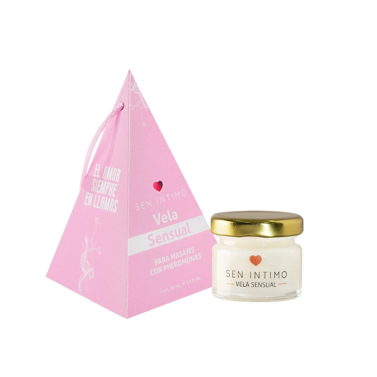 Vela de Masajes Sensual 25 ml, Sen Íntimo