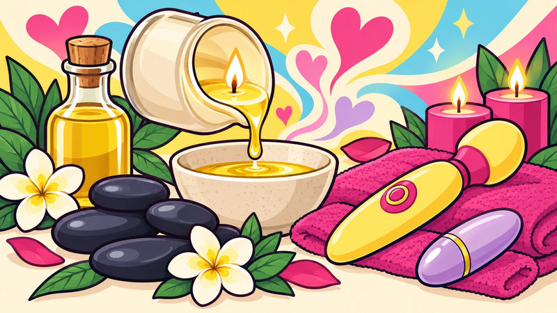 Aceite caliente y velas de masaje: cómo funcionan y cómo aplicarlos en la piel