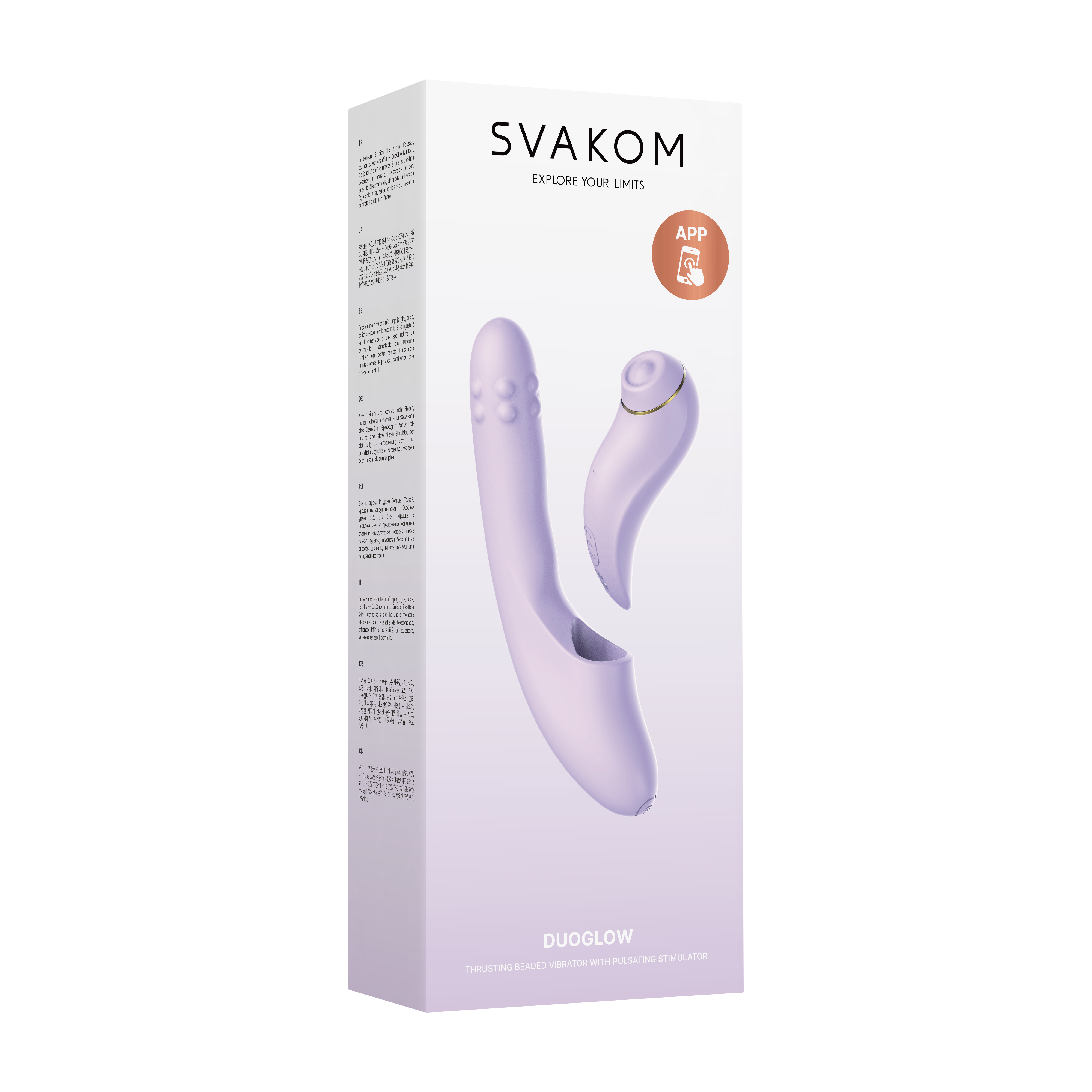 Vibrador + Estimulador 5 en 1 DuoGlow Svakom
