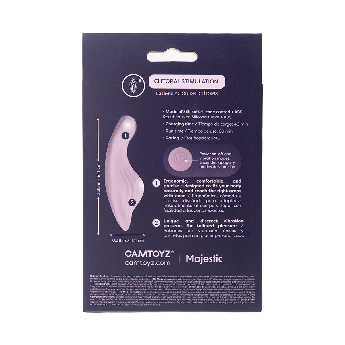 Vibrador Tinker Con App Camtoyz
