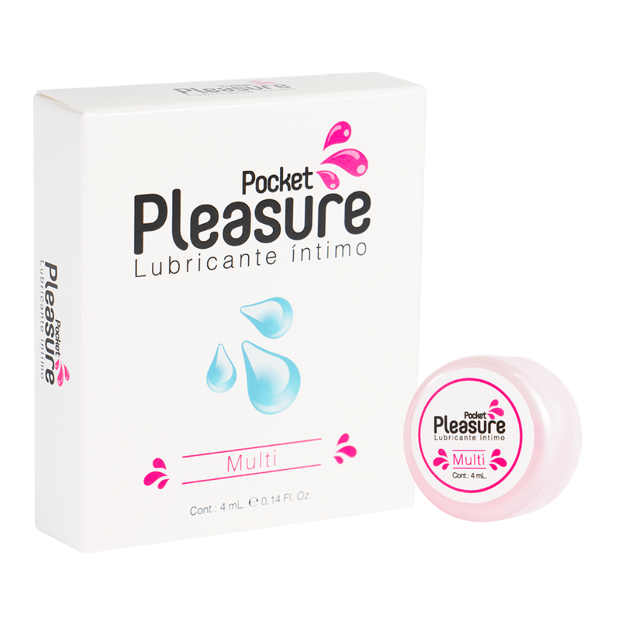 Kit Pocket Pleasure Lubricante Anal, Multiorgasmos, Retardante y Estrechante