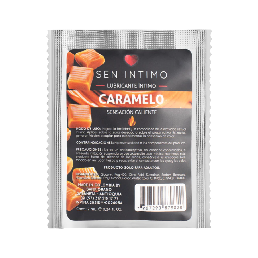 Lubricante Caliente Caramelo Sen Intimo