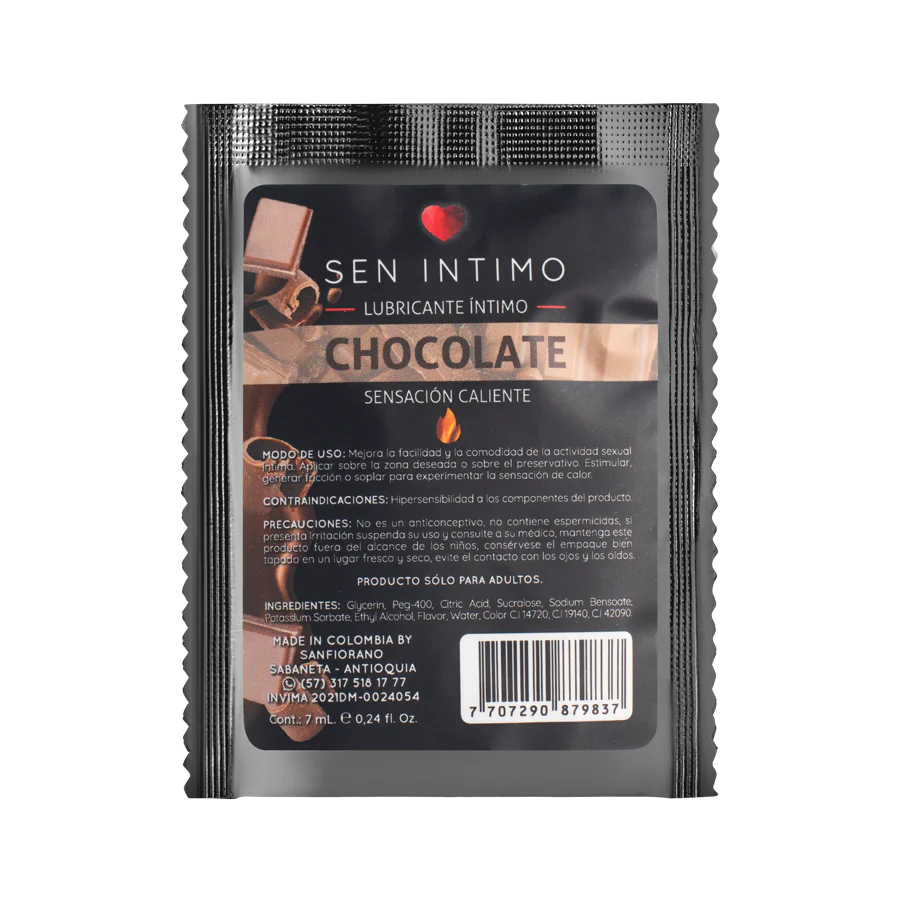 Lubricante Caliente Chocolate Sen Intimo