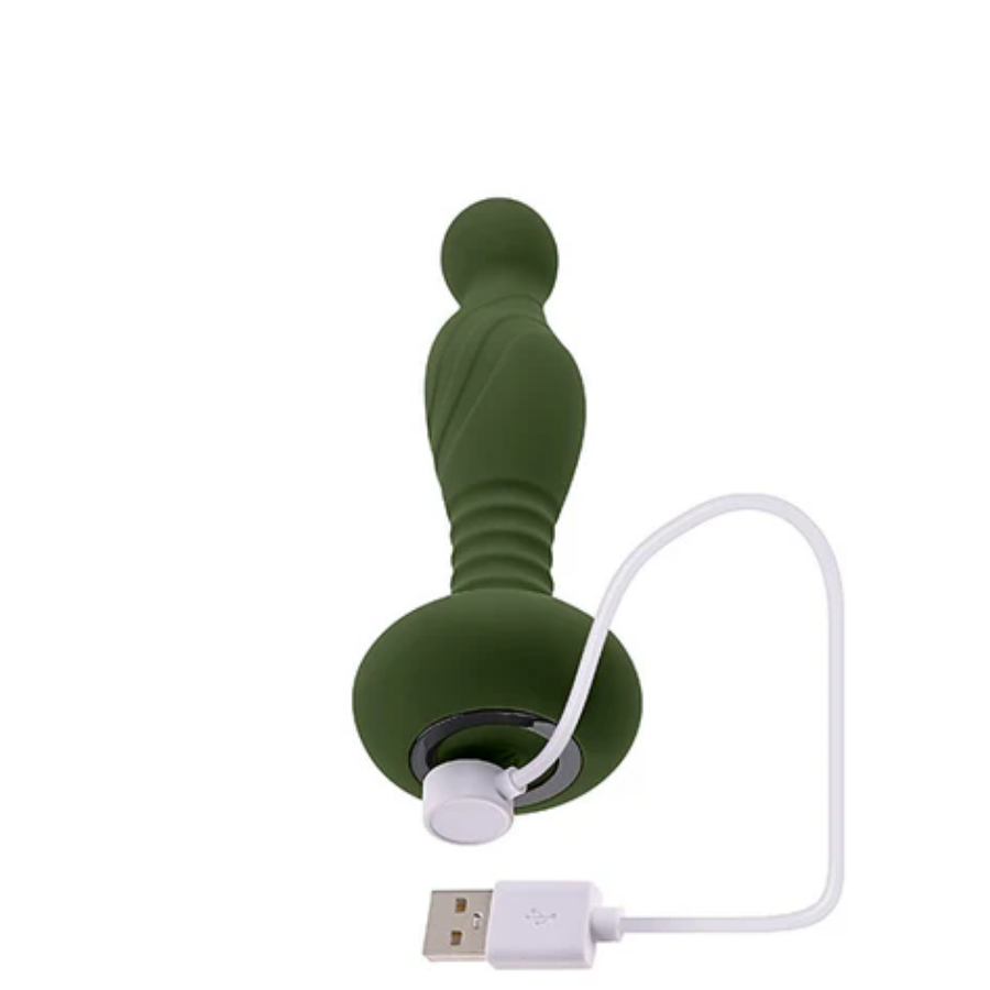 Plug Anal Vibrador Estimulador Flexible Gender X