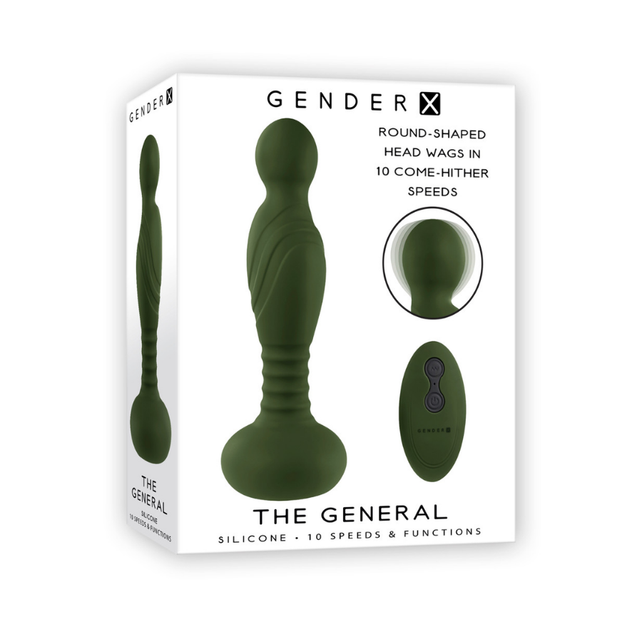 Plug Anal Vibrador Estimulador Flexible Gender X