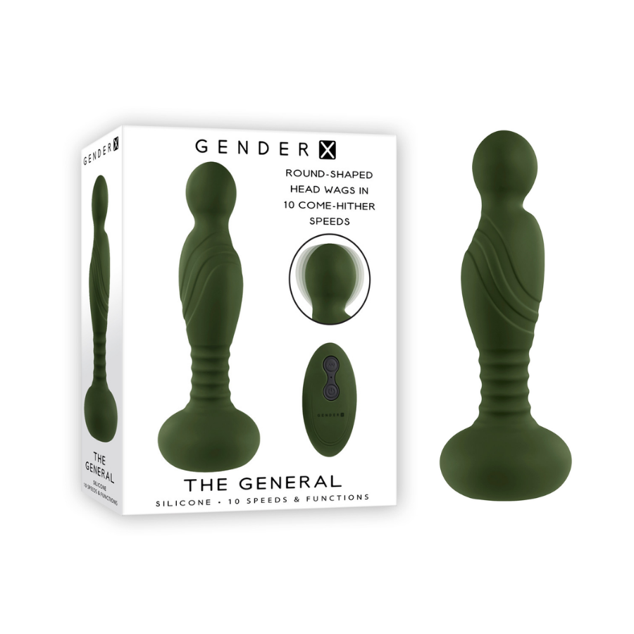 Plug Anal Vibrador Estimulador Flexible Gender X