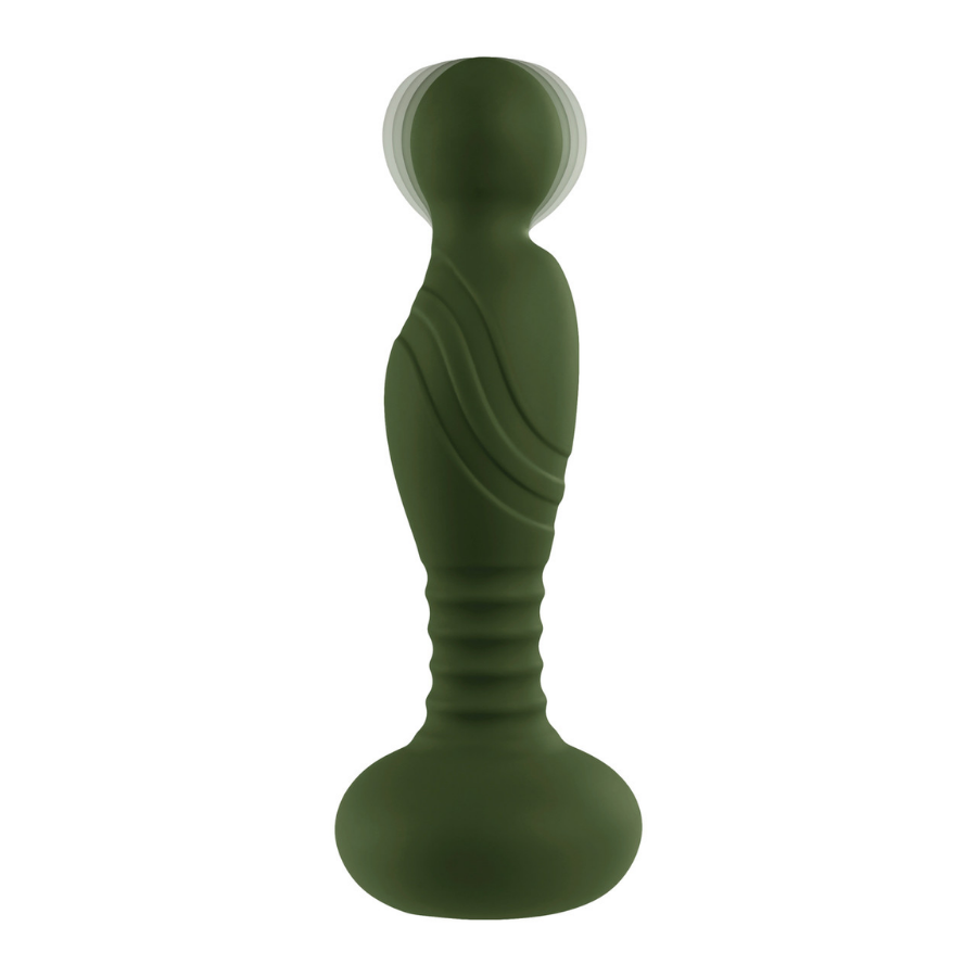 Plug Anal Vibrador Estimulador Flexible Gender X