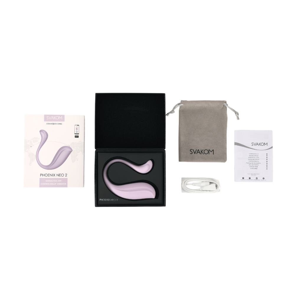 Vibrador Phoenix Neo 2 Lila Svakom