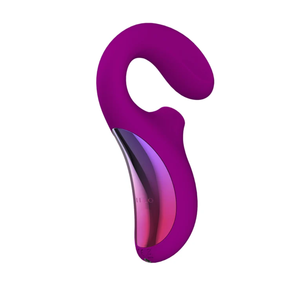 Vibrador y Succionador Enigma Cruise Morado Lelo