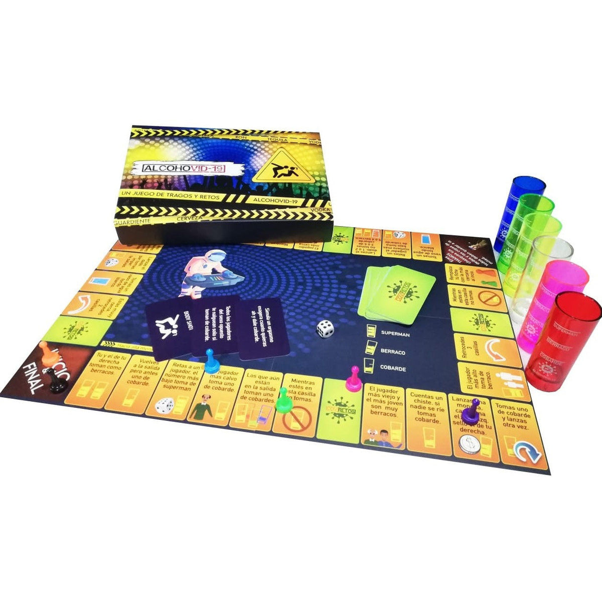 Alcohovid, juego atrevido para pareja