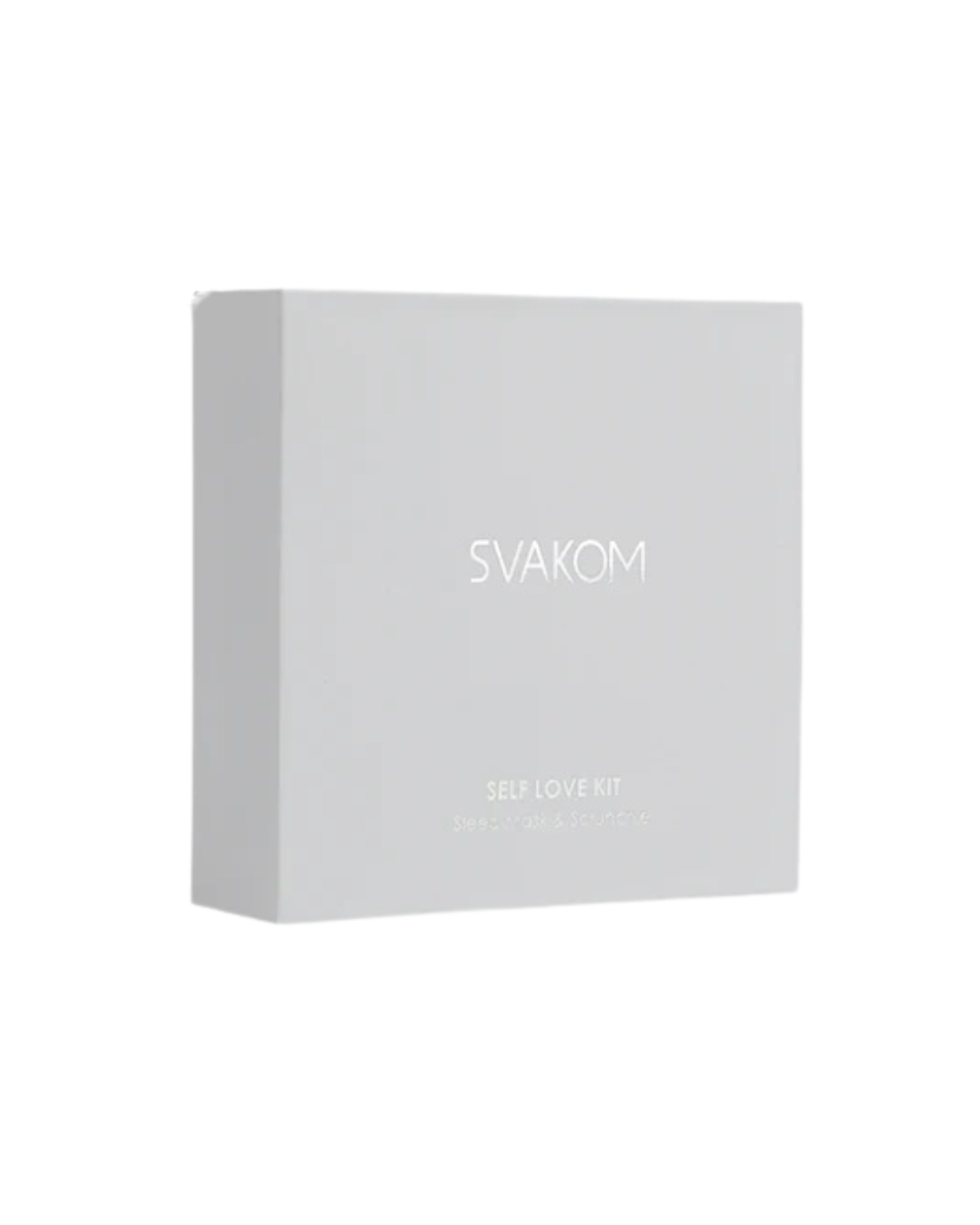 Kit De Autoamor Máscara para dormir y coletero de satén suave de Svakom